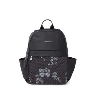 Brand New Baggallini - Riverside Backpack - Pewter Orchid